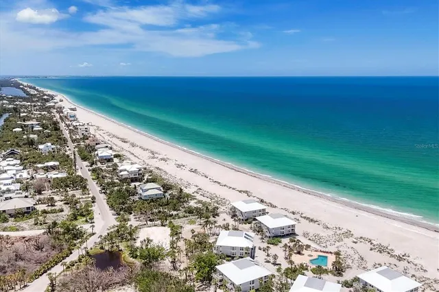 a view of an ocean beach