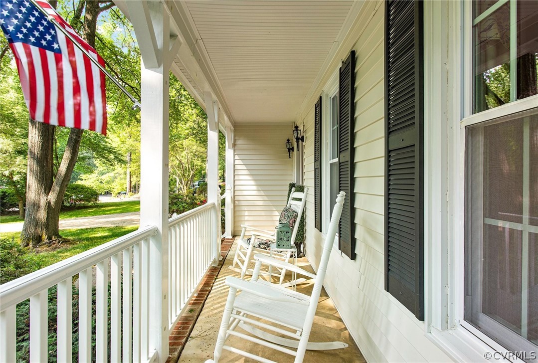 14209 Long Gate Road Midlothian, VA 23112 - Photo 5 of 36 a view of balcony with wooden floor and outdoor space