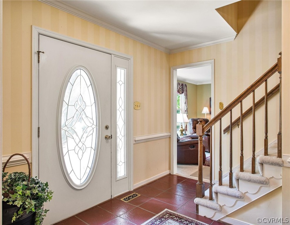 14209 Long Gate Road Midlothian, VA 23112 - Photo 6 of 36 a view of entryway with livingroom and furniture