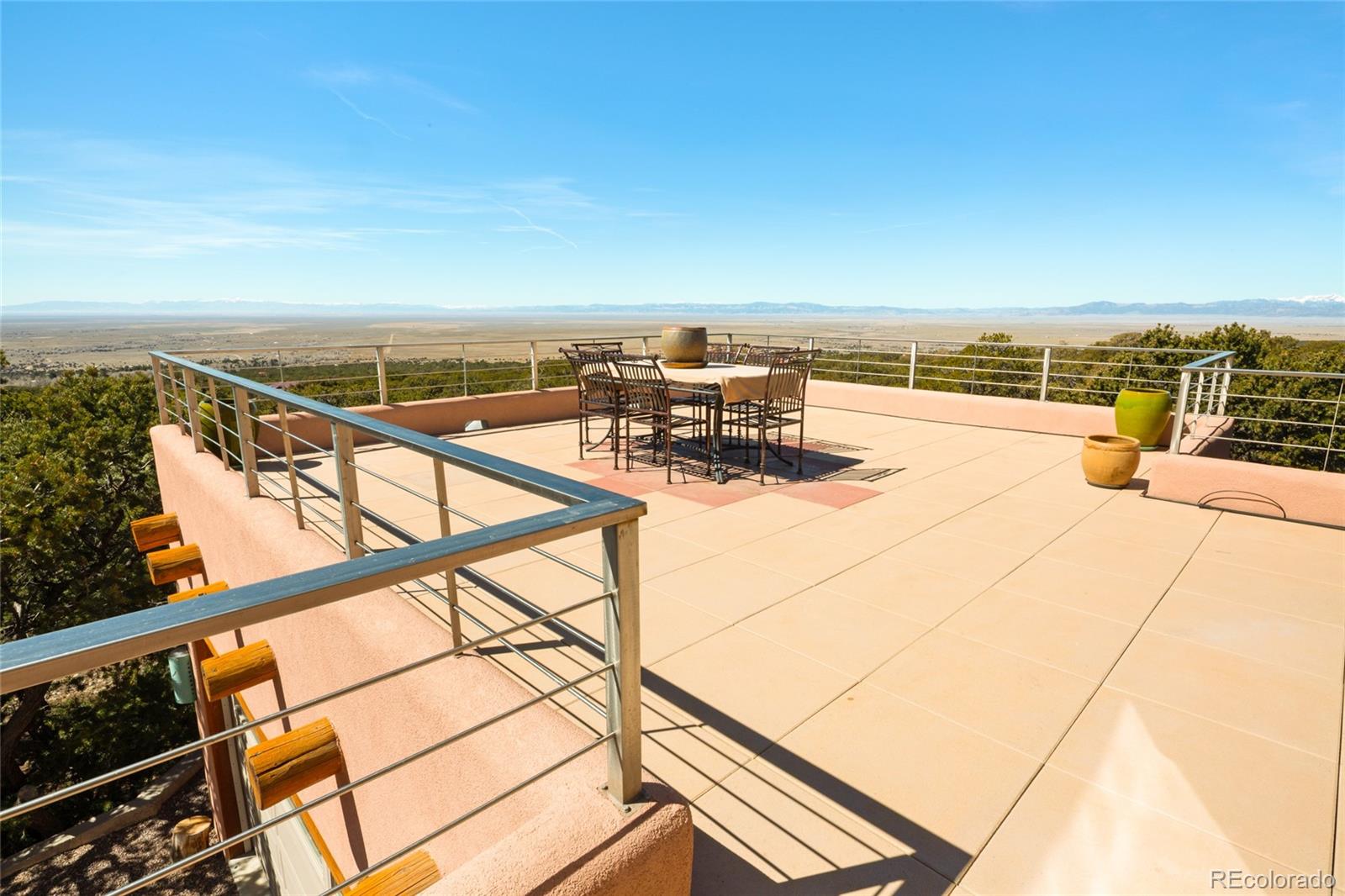 1329 Moonlight Way Crestone, CO 81131 - Photo 35 of 50 a view of a terrace with seating space