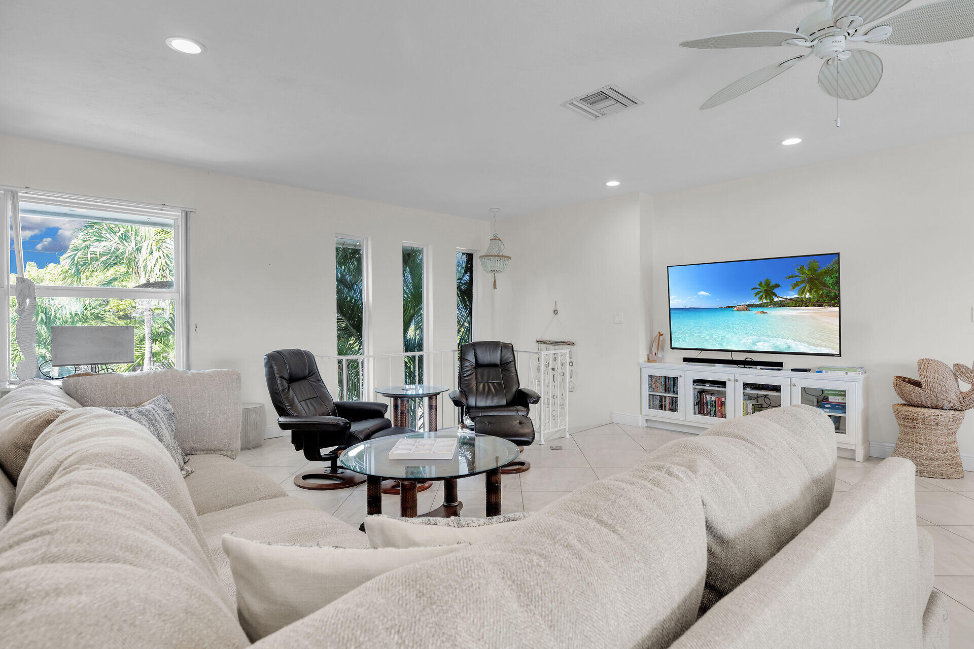 1850 Manor Lane Marathon, FL 33050 - Photo 11 of 67 a living room with furniture and a flat screen tv