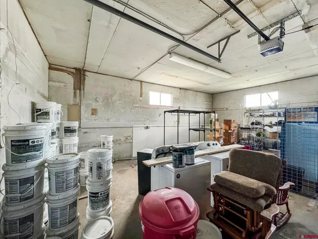 a view of storage and utility room