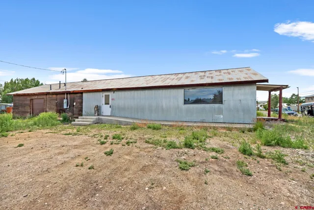 a backyard of a house