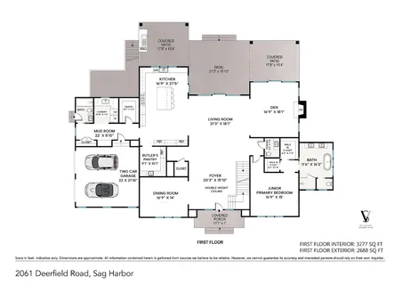 $6,395,000 | 2061 Deerfield Road, Sag Harbor, NY 11963