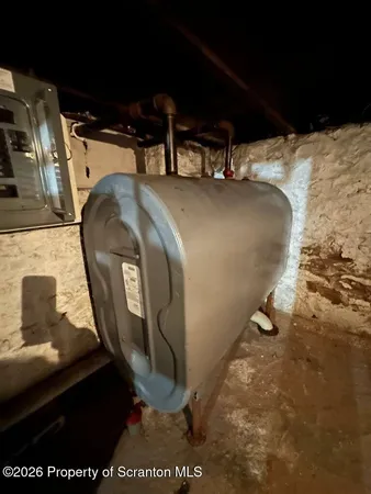 a view of water heater room