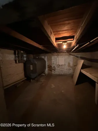 a view of storage and utility room