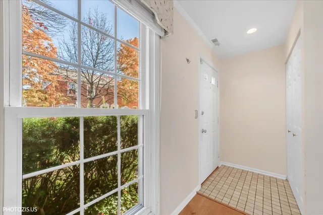 a view of front door