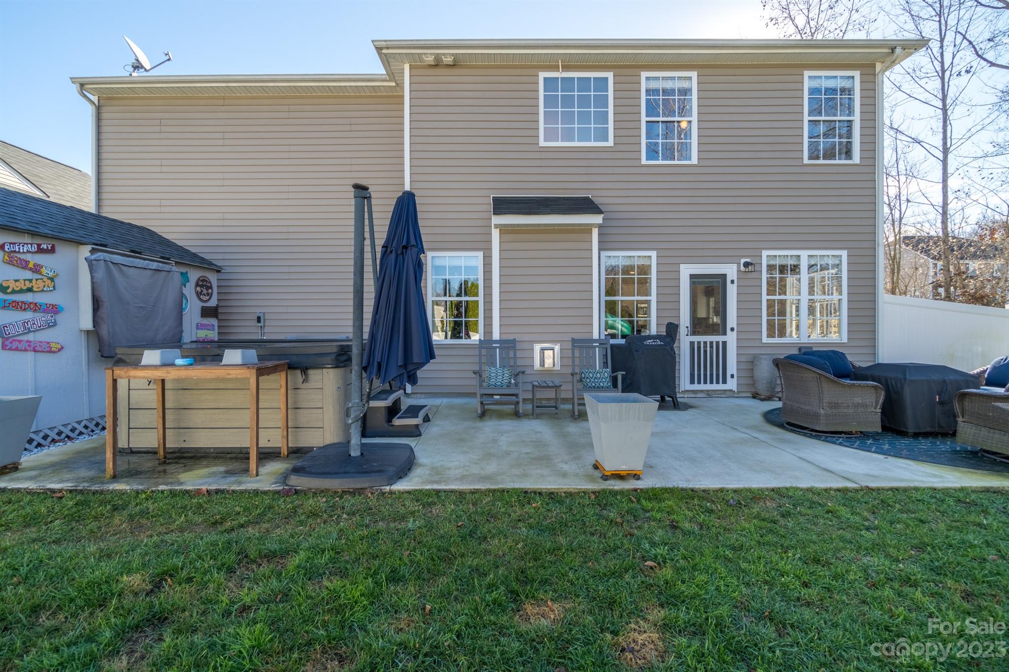 3375 Merchant Lane Davidson, NC 28036 - Photo 23 of 29 front view of a house with a patio
