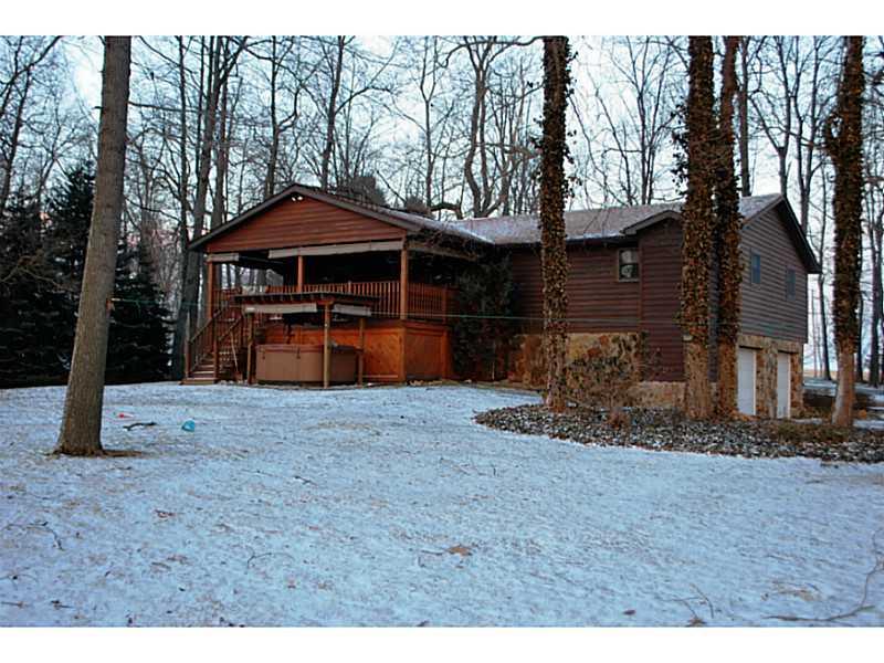 296 Sun Mine Road Sarver, PA 16055 - Photo 25 of 25 Exterior Back. 2 Car Integral Garage with Elevator to Main Living Area