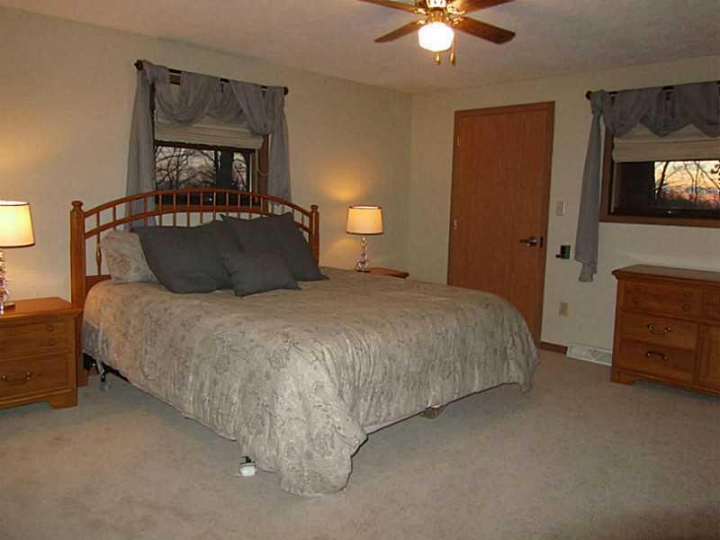 296 Sun Mine Road Sarver, PA 16055 - Photo 9 of 25 Master Bedroom. Master Bedroom has Double door Closet, Elevator to Garage. New Carpet, Lighted Ceiling Fan
