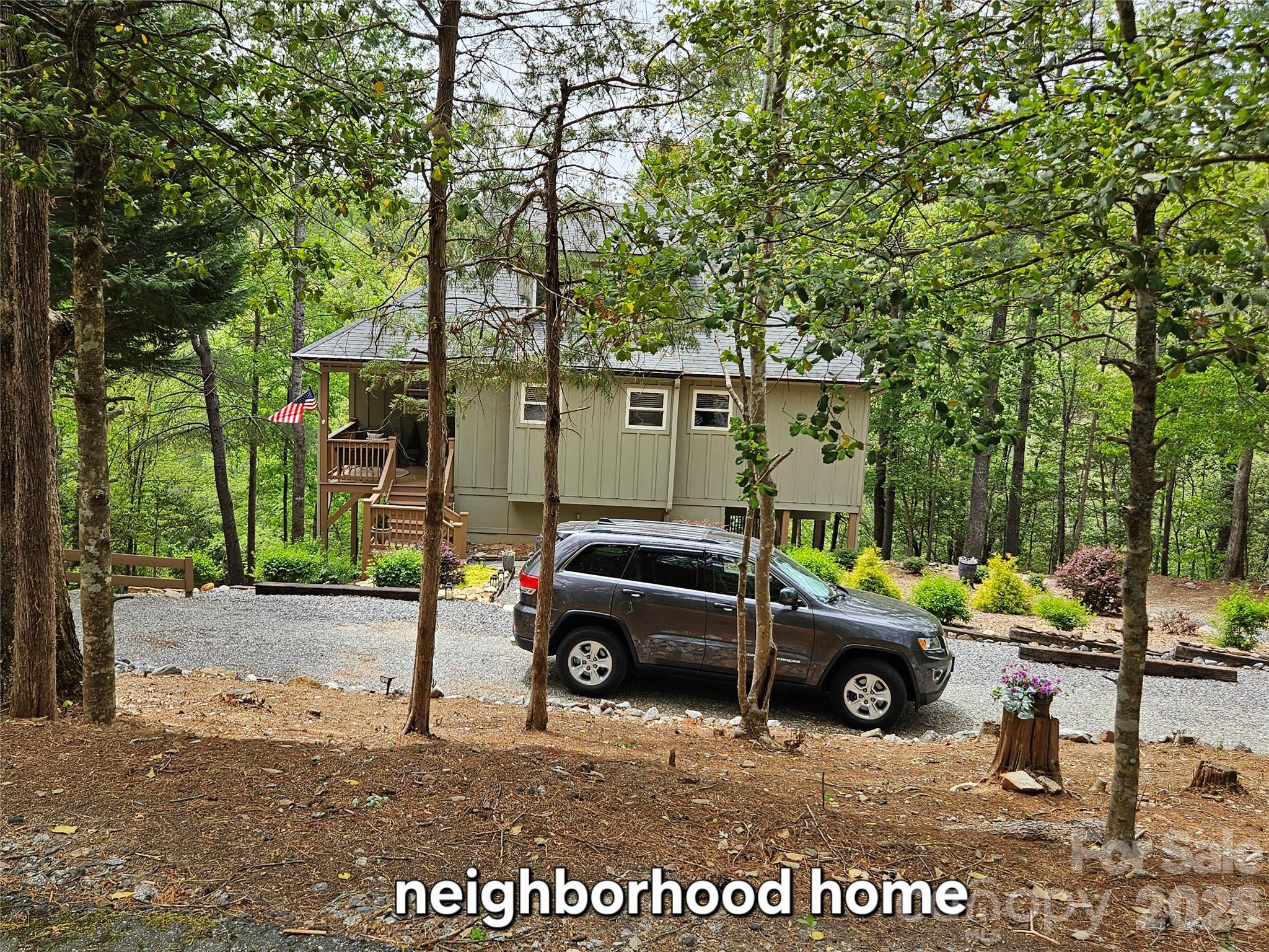 81 North Mill Ridge Nebo, NC 28761 - Photo 41 of 46 a view of a car park in front of a house