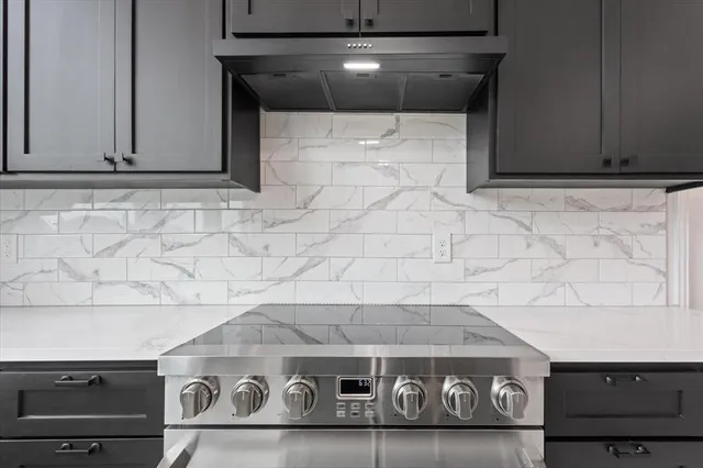 a close view of stove