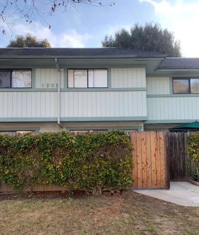 a backyard of a house