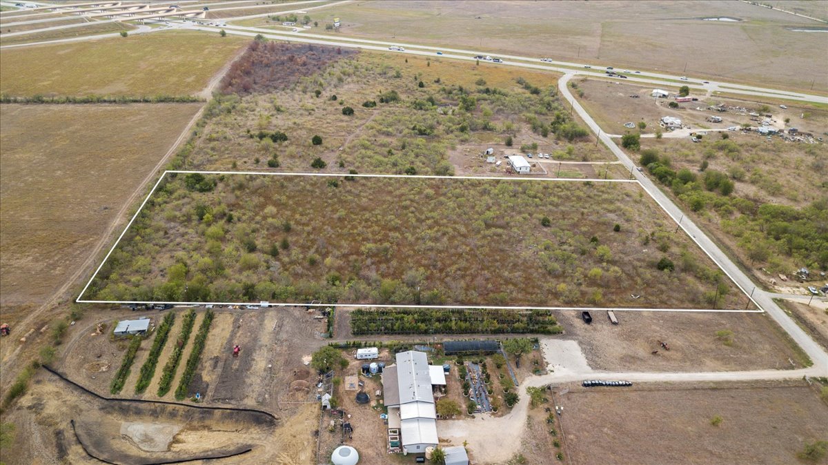 Tbd Ranchero Drive Buda, TX 78610 - Photo 3 of 10 Overview of rural landscape with property boundaries highlighted