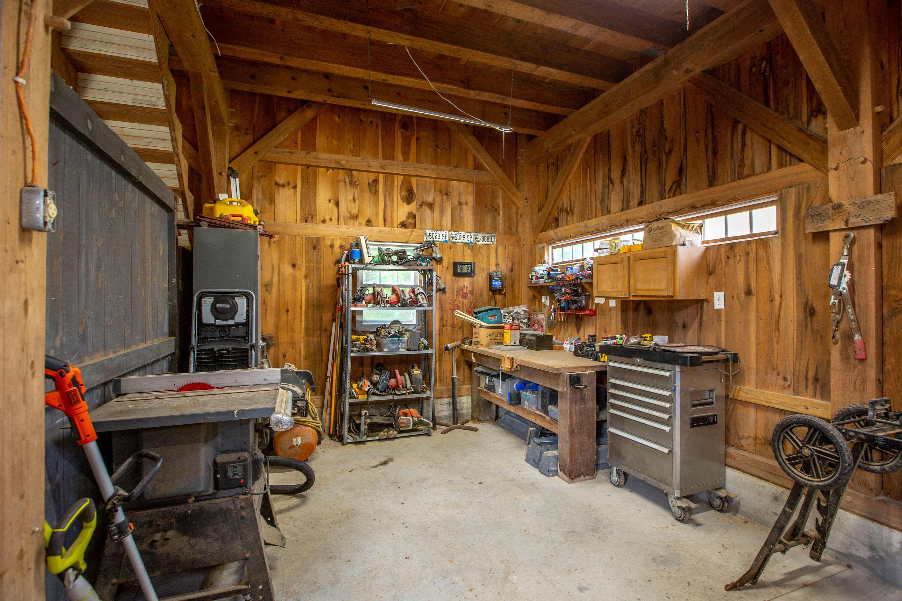 45 Fisher Road Bowdoinham, ME 04008 - Photo 68 of 83 Barn workshop
