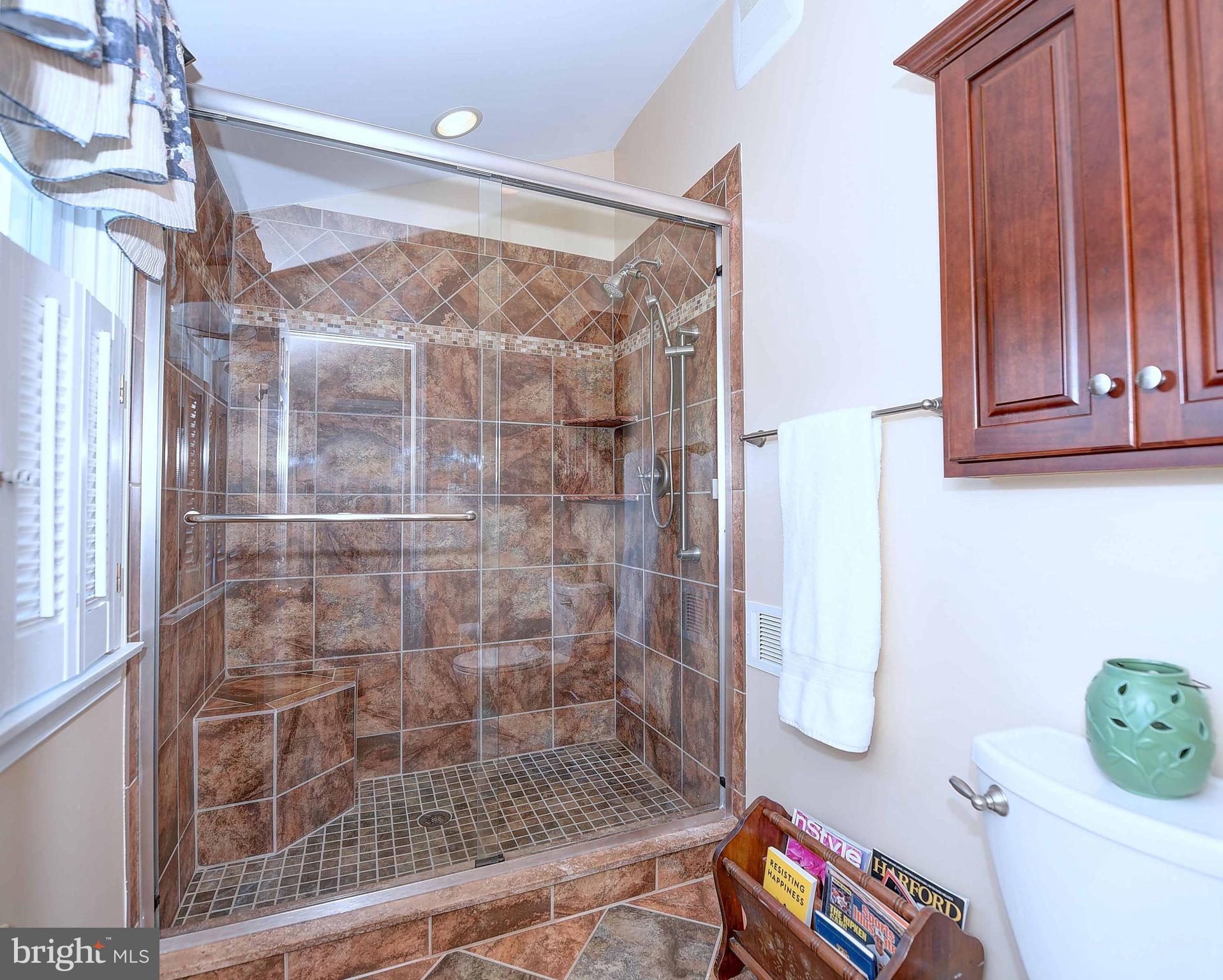 1204 Vermont Road Bel Air, MD 21014 - Photo 15 of 30 Remodeled Bath With Seamless Shower Doors