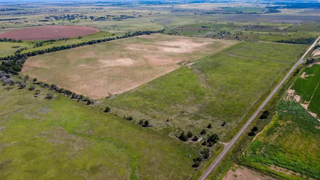 a view of a lake from a yard