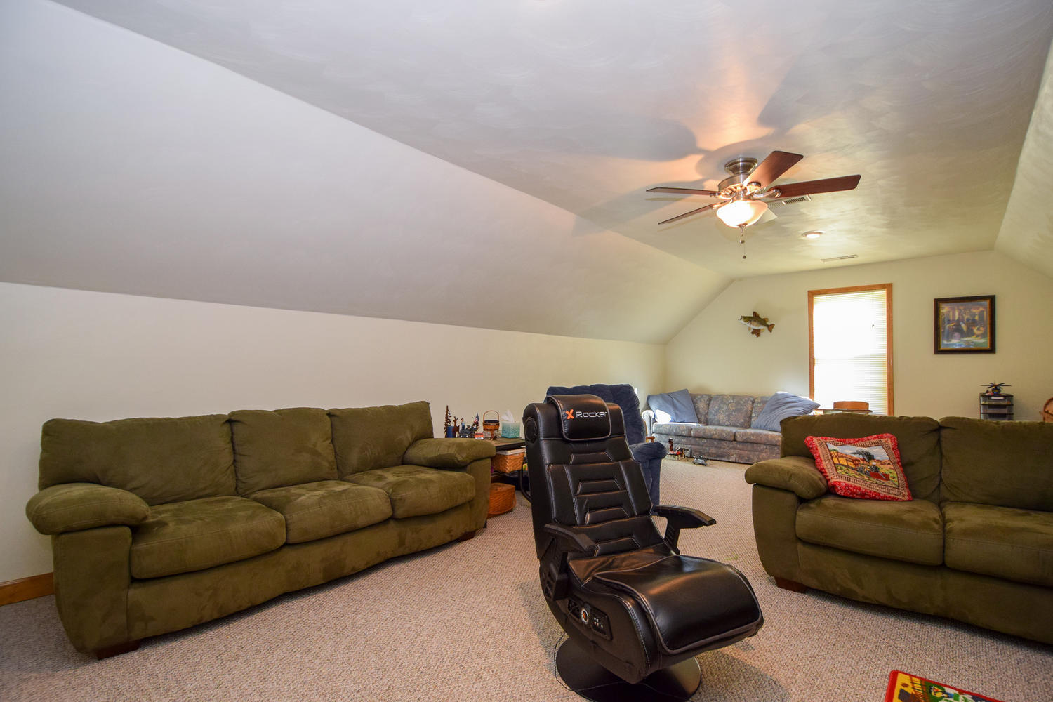 213 W Road Blue Ridge, VA 24064 - Photo 24 of 51 a living room with furniture a couch and a chandelier
