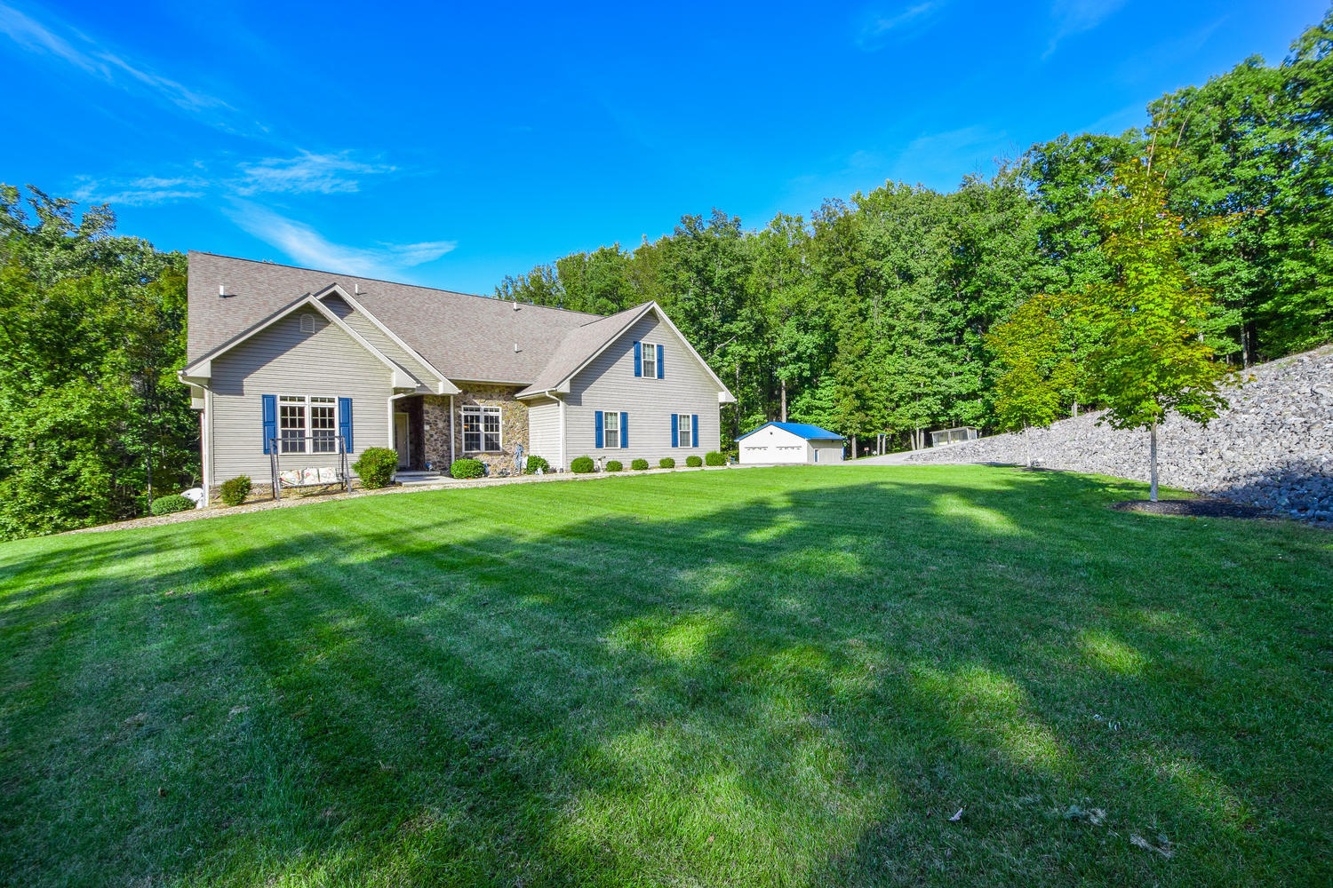 213 W Road Blue Ridge, VA 24064 - Photo 25 of 51 a view of house with garden