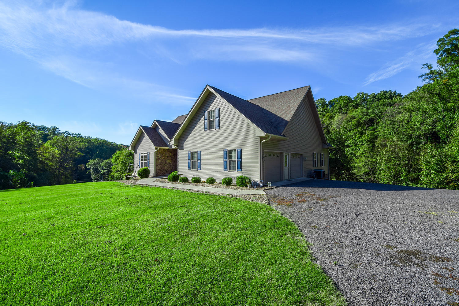 213 W Road Blue Ridge, VA 24064 - Photo 26 of 51 a view of a house with backyard and garden