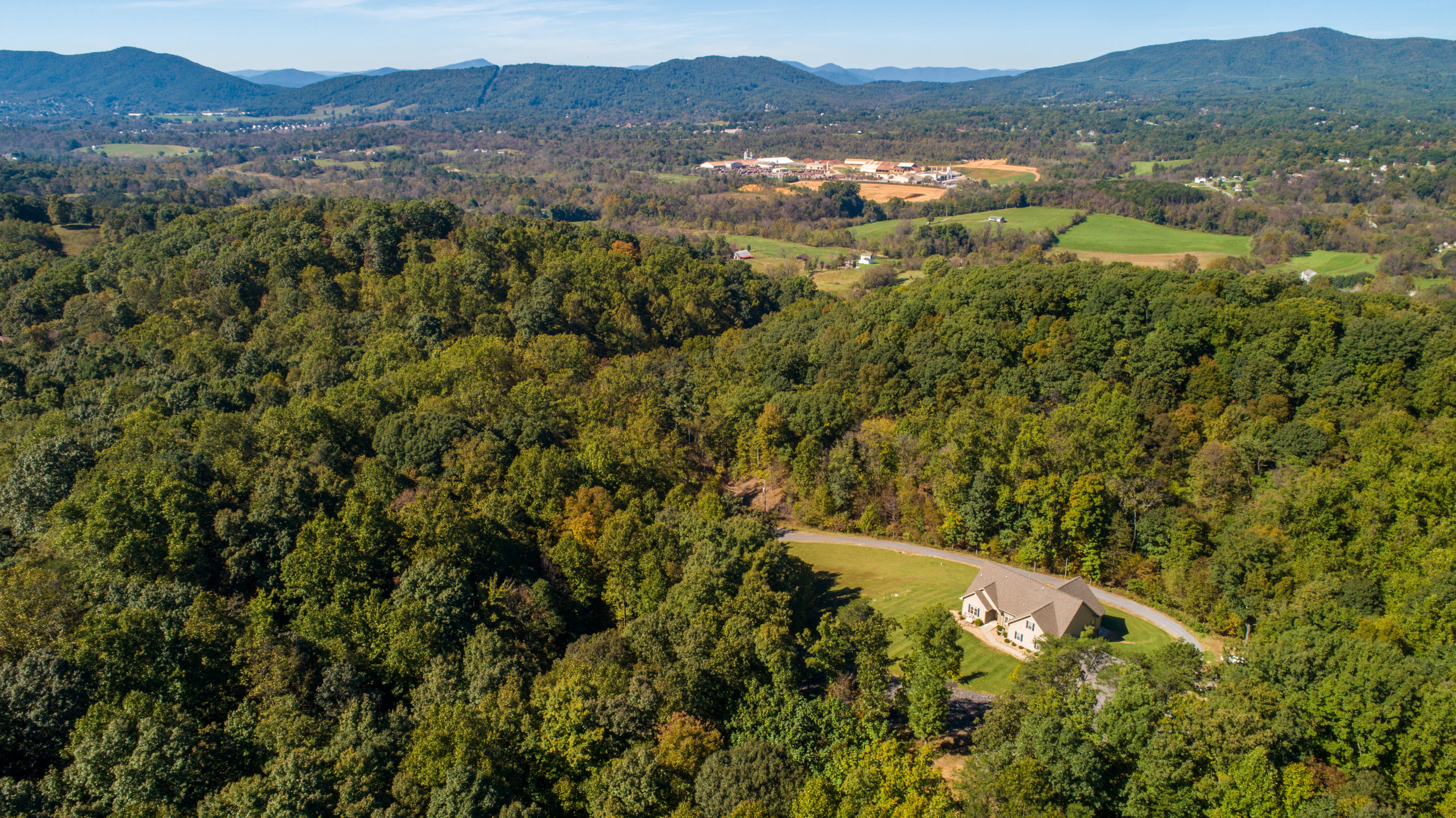 213 W Road Blue Ridge, VA 24064 - Photo 45 of 51 a view of a forest with a mountain
