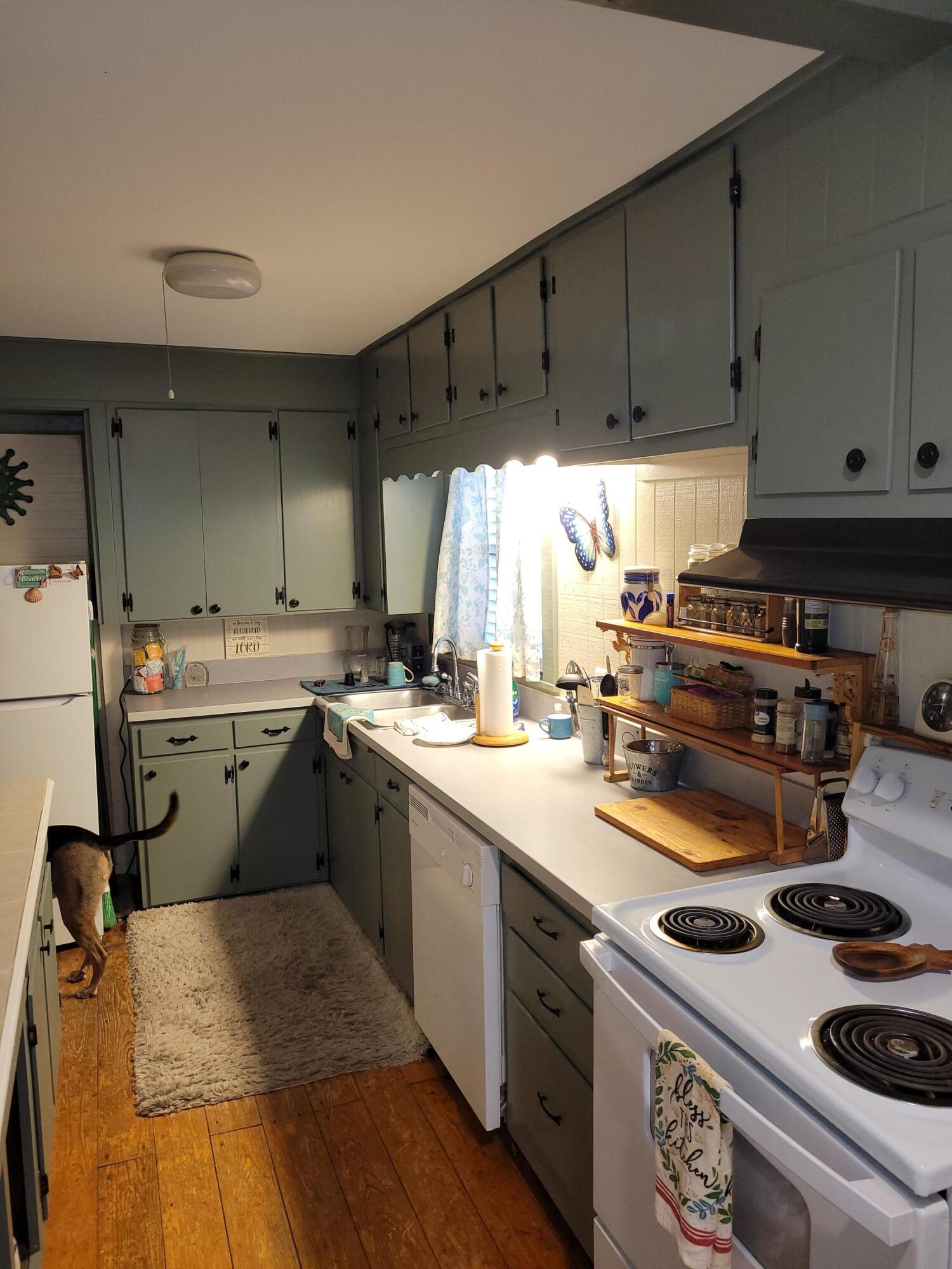 7363 Beaver Creek Road Baker, FL 32531 - Photo 12 of 29 a kitchen with a stove and a sink