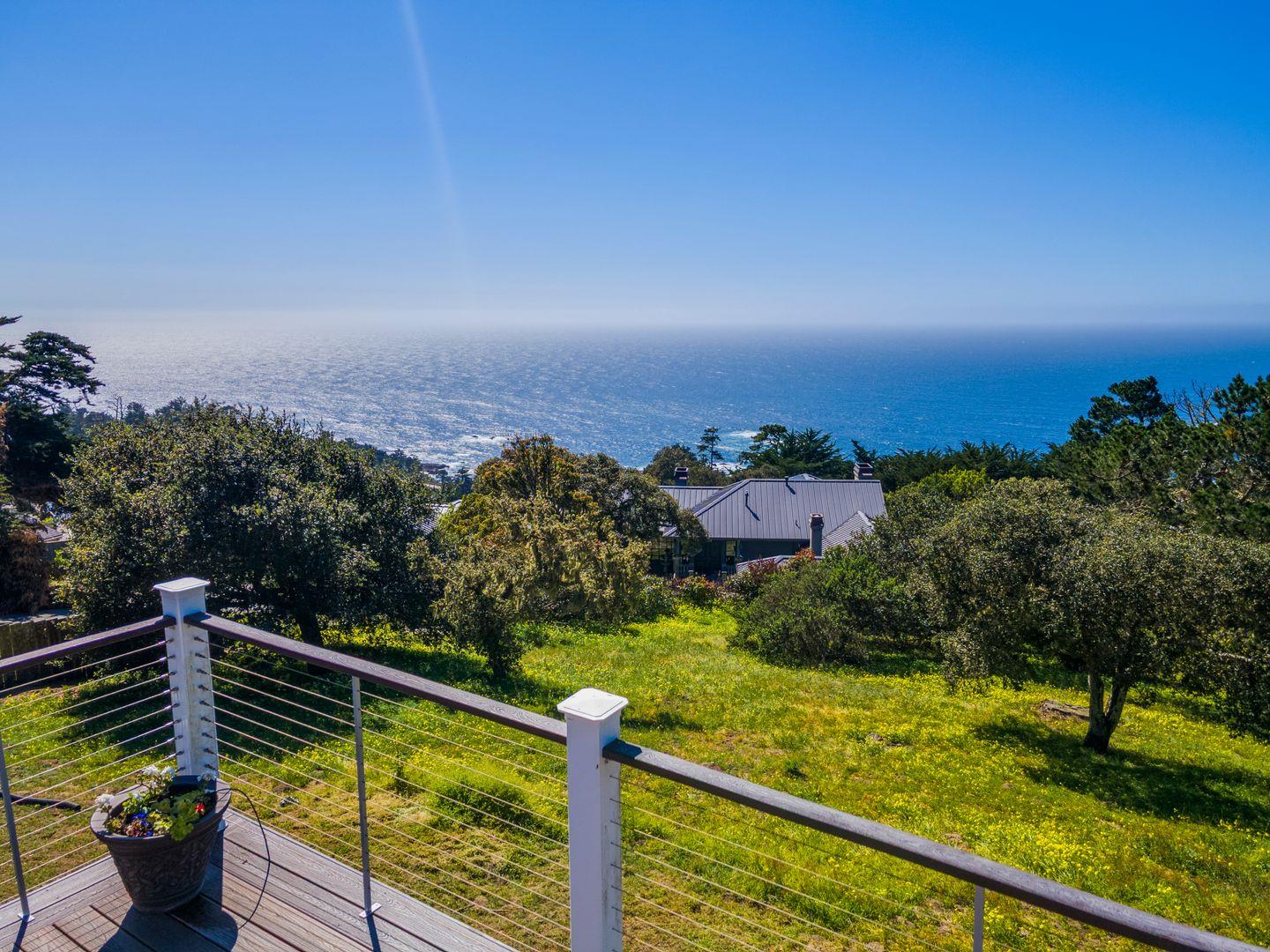 15 Mentone Road Carmel, CA 93923 - Photo 45 of 47 a view of a balcony with floor to ceiling windows