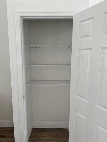 a view of walk in closet
