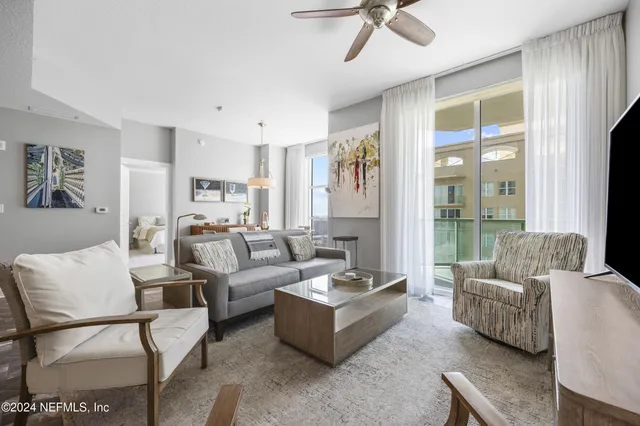 a view of a city with tall buildings