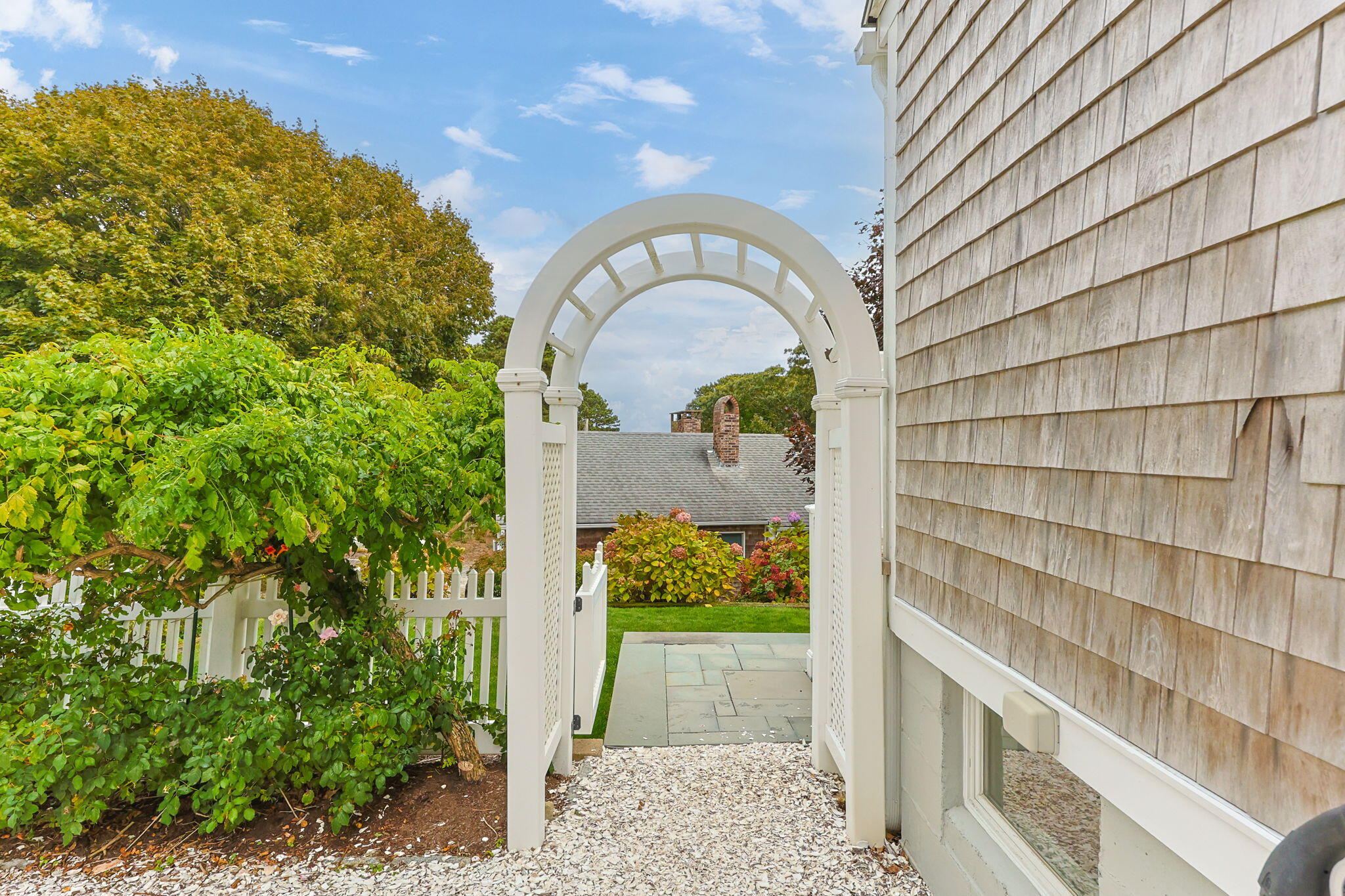 291 Ridgevale Road Chatham, MA 02633 - Photo 15 of 53 a view of entryway with a garden