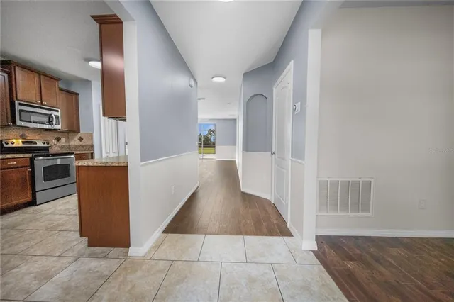 a view interior of the house and wooden floor