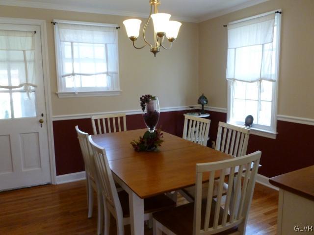 827 Juniper Road Hellertown, PA 18055 - Photo 9 of 22 Elegant Dining Room with Refinished Hardwood Floor