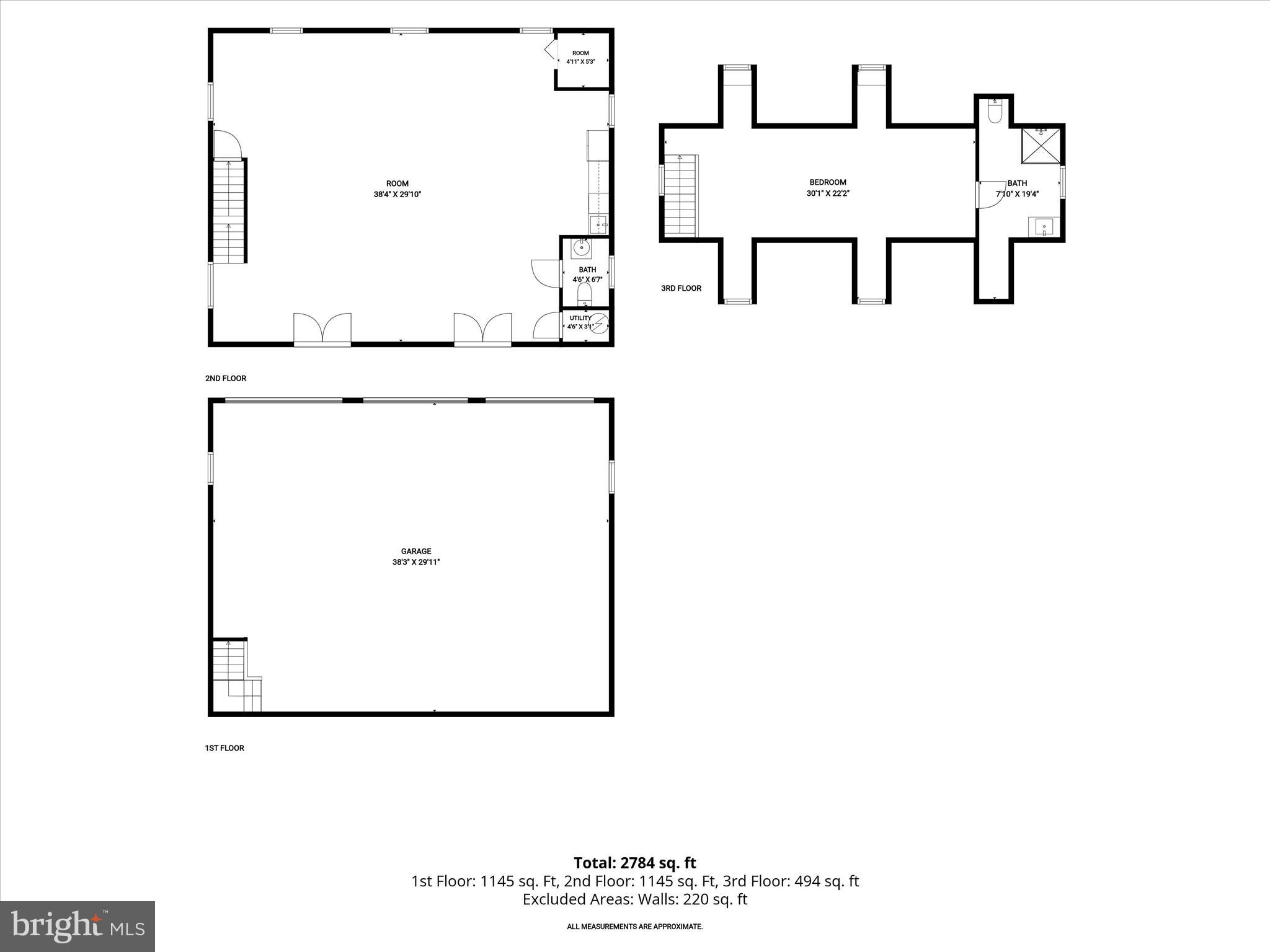 3003 Sheffield Court Fallston, MD 21047 - Photo 141 of 141 Guest House-Combined Floor Plans