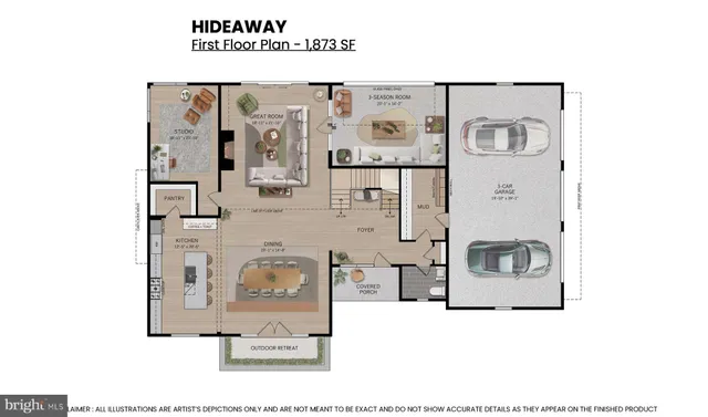 a picture of a floor plan
