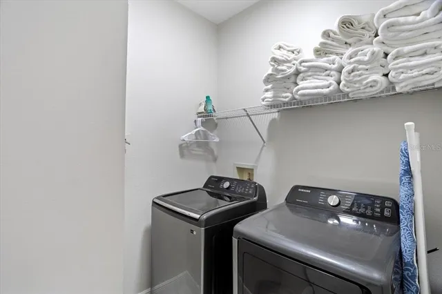 a view of a window in a room