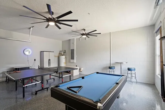 a very nice looking dining room with a table and chairs