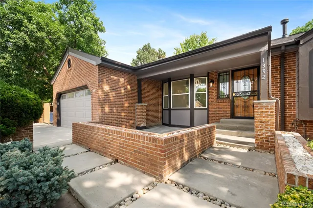 front view of a house with a porch
