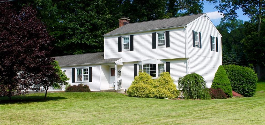 24 Fox Den Road Bethel, CT 06801 - Photo 1 of 1 a front view of a house with a yard