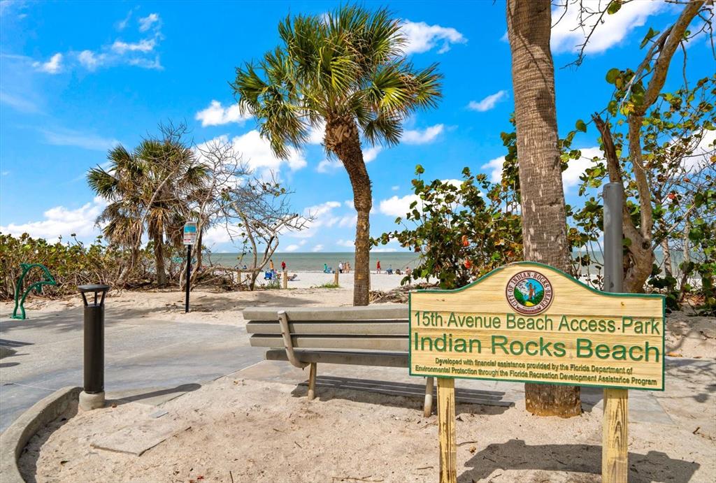 1500 Gulf Boulevard, Unit 103B Indian Rocks Beach, FL 33785 - Photo 37 of 58 a view of a park with iron fence