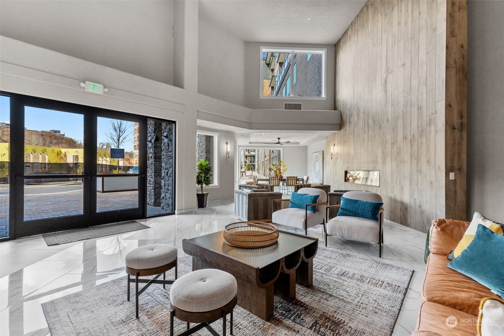 4907 Main Street, Unit 508 Tacoma, WA 98407 - Photo 36 of 40 a living room with furniture and a large window