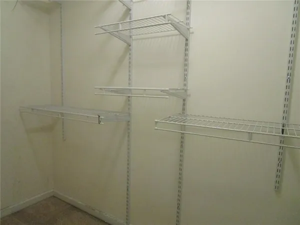 a close up view of a rack on the wall