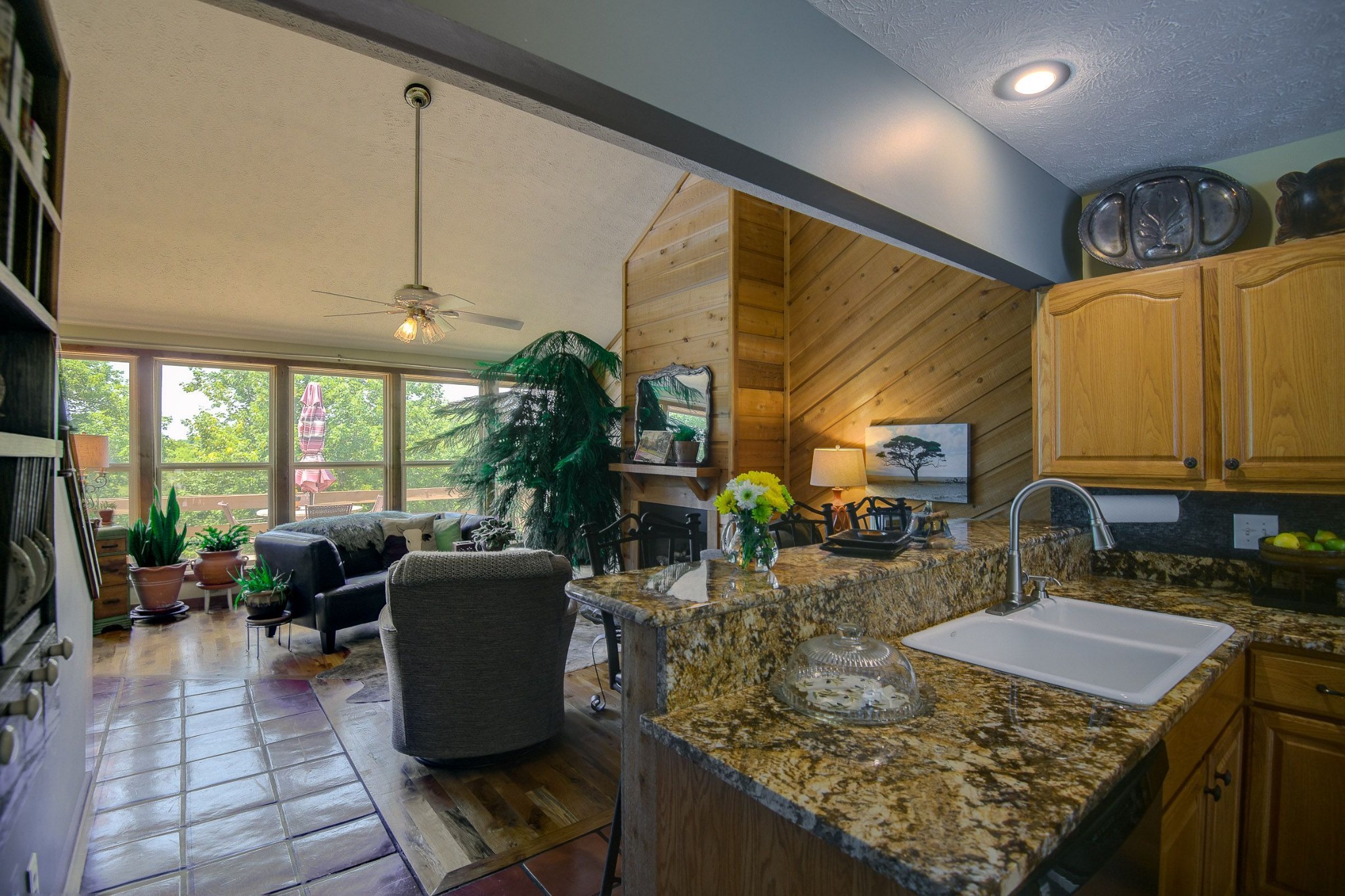 649 Lock 5 Road Lebanon, TN 37087 - Photo 22 of 65 a kitchen with sink refrigerator and cabinets