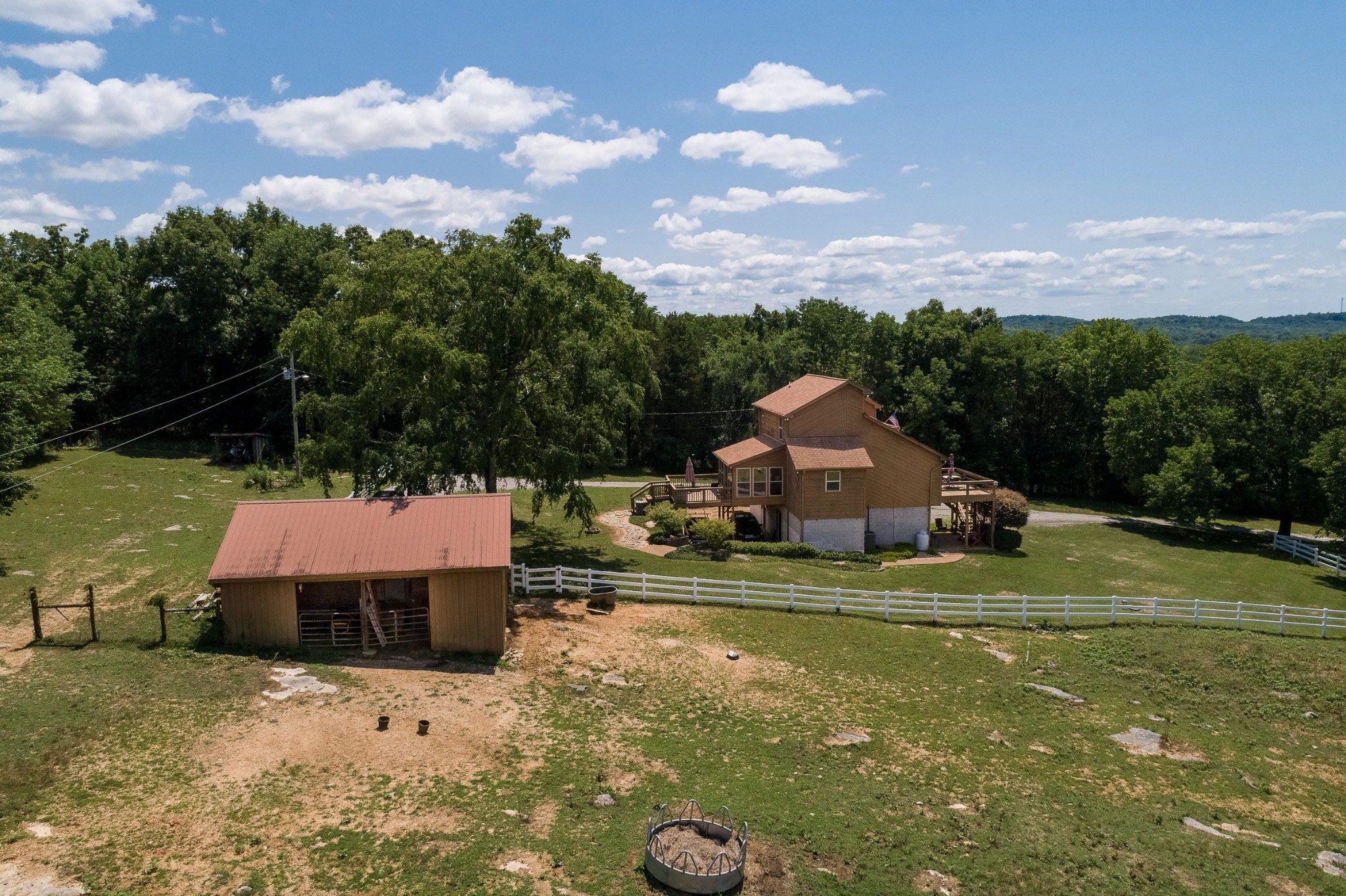 649 Lock 5 Road Lebanon, TN 37087 - Photo 58 of 65 a aerial view of a house with a yard