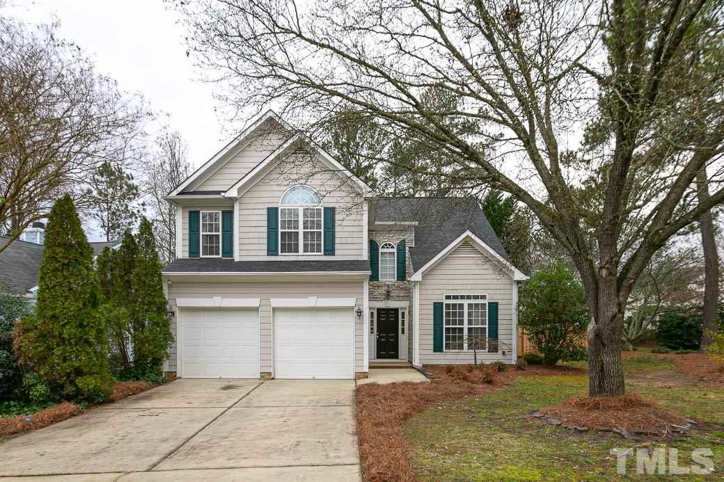 5400 Cahaba Way Raleigh, NC 27616 - Photo 12 of 13 MOVE IN READY 3 Bedroom home with 3 YEAR OLD ROOF, 2 YEAR OLD HOT WATER HEATER, NEW FLOORING and a wonderful OPEN floor plan! Kitchen with GRANITE counter tops, STAINLESS STEEL appliances & WHITE CABINETS. There is a custom built PERGOLA over the patio.