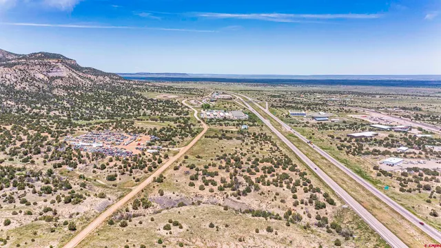 a view of a large mountain