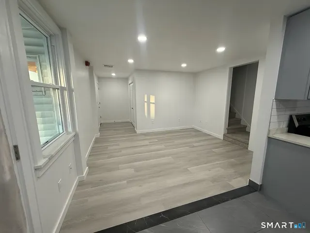 a view of an entryway of a house