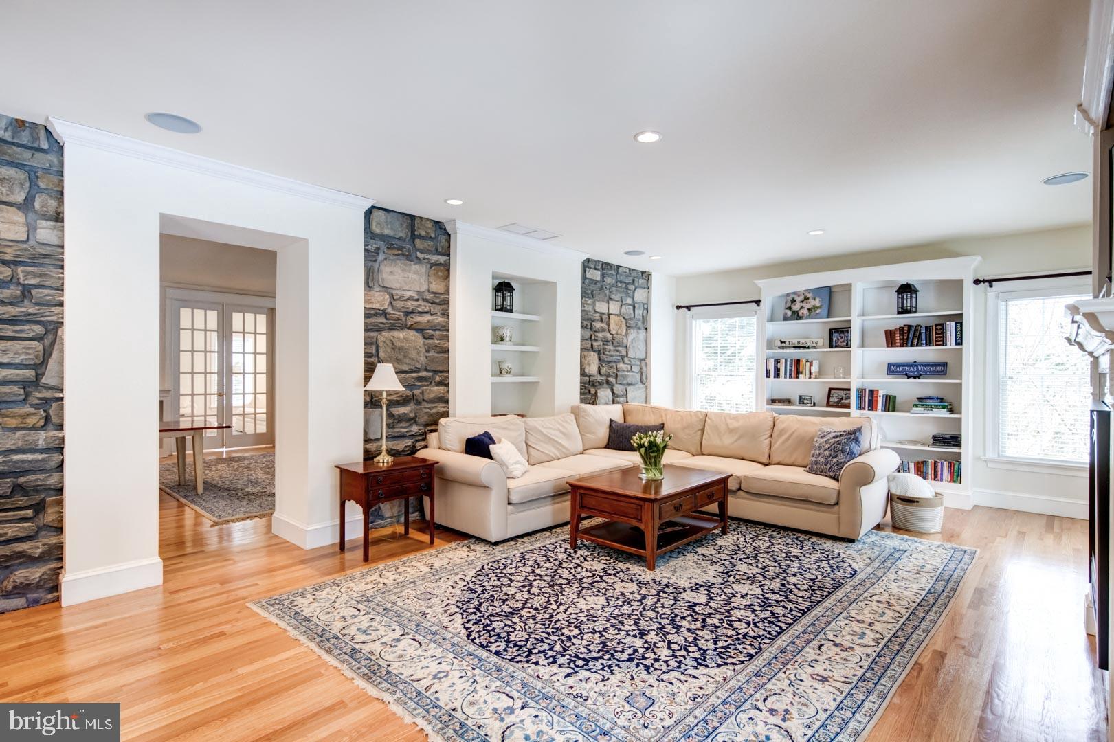 536 Atterbury Road Villanova, PA 19085 - Photo 14 of 42 Family Room Leads to Office