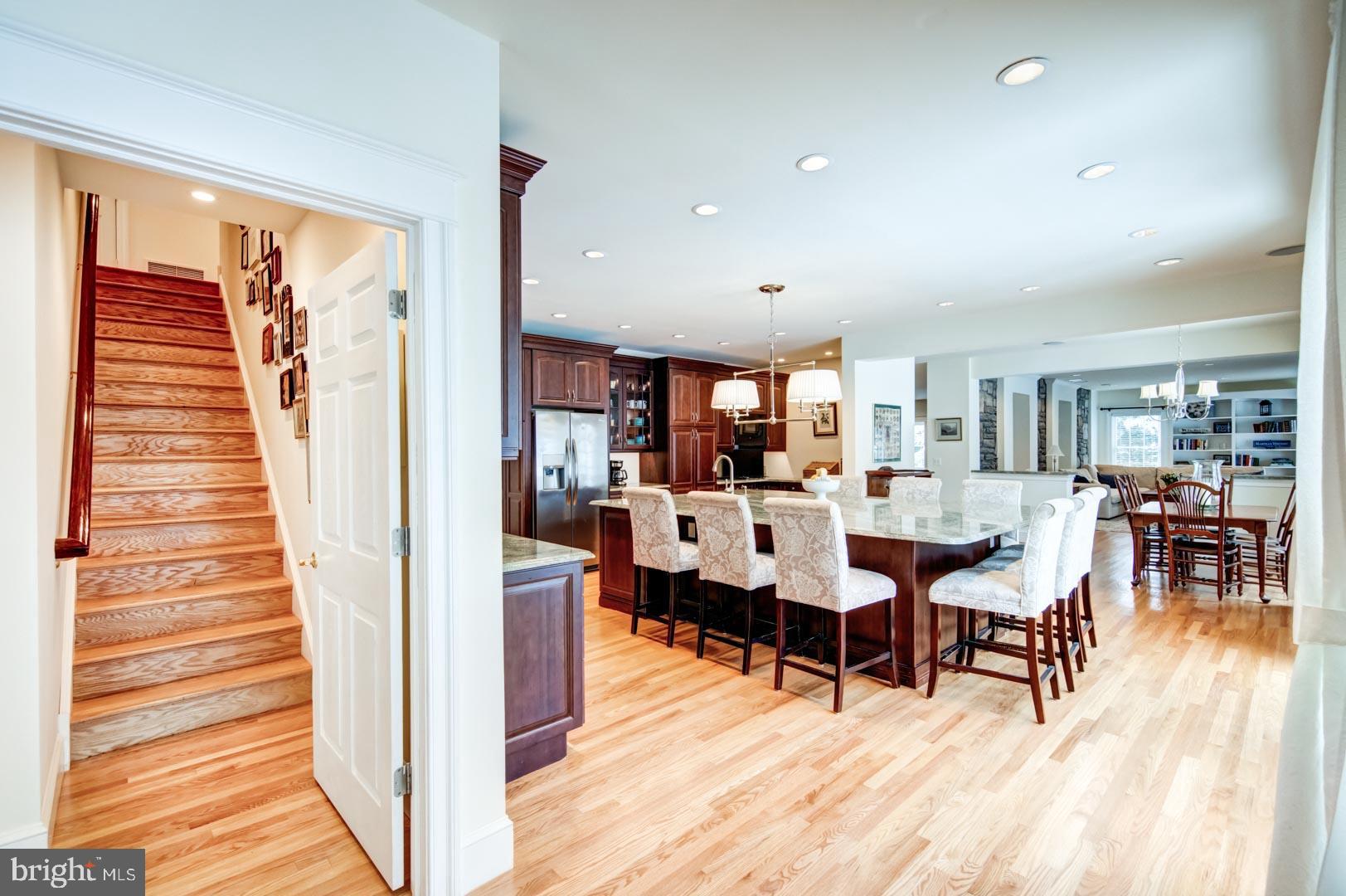 536 Atterbury Road Villanova, PA 19085 - Photo 17 of 42 Rear Stairs Off Kitchen & 1st Fl Mudroom