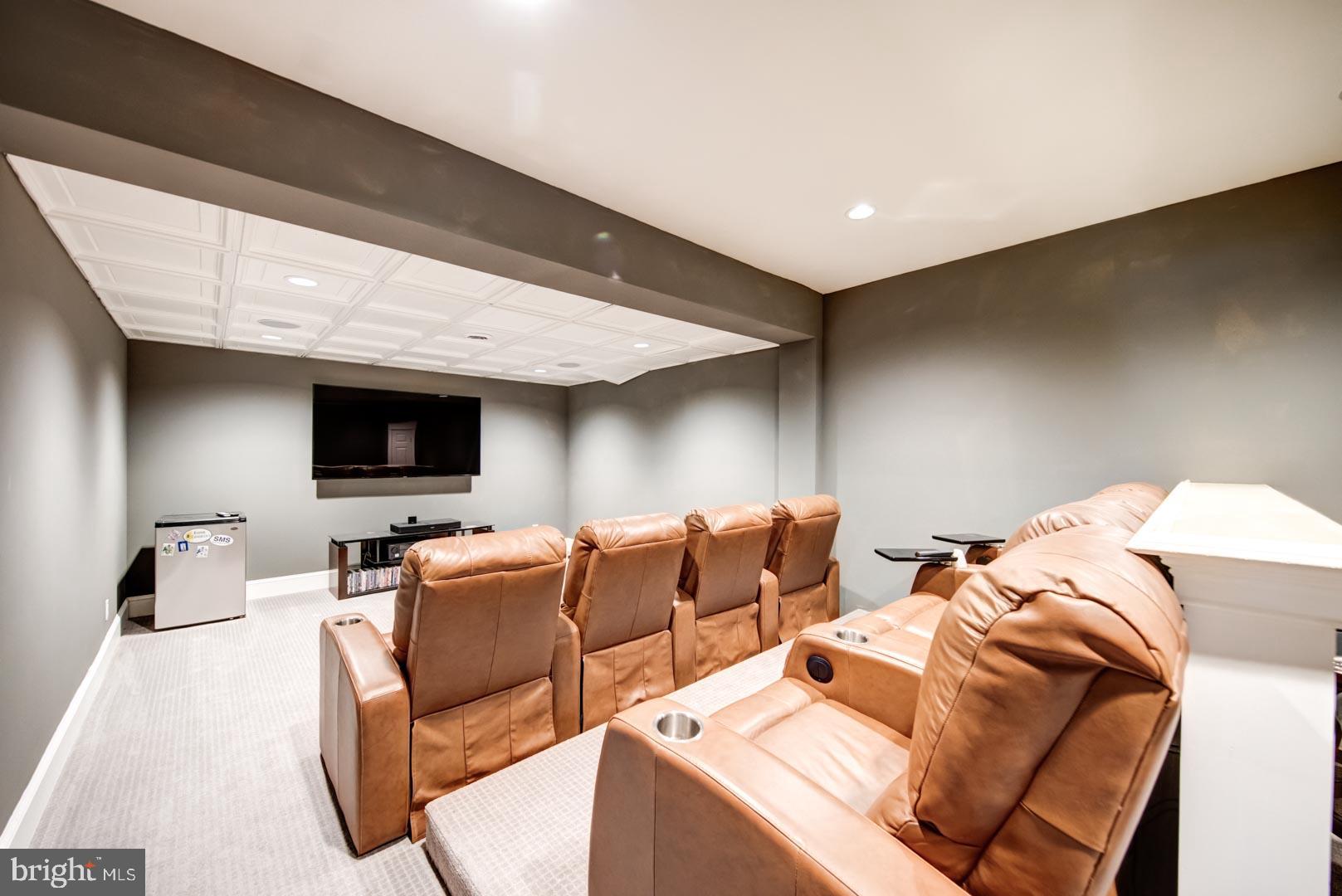 536 Atterbury Road Villanova, PA 19085 - Photo 38 of 42 Lower Level Movie Room