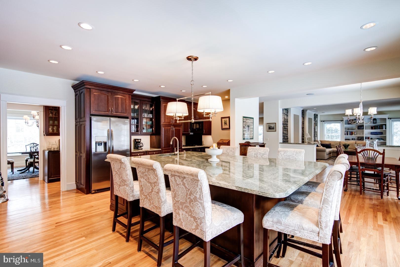 536 Atterbury Road Villanova, PA 19085 - Photo 9 of 42 Chef's Kitchen with Dining Area